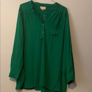 Green blouse